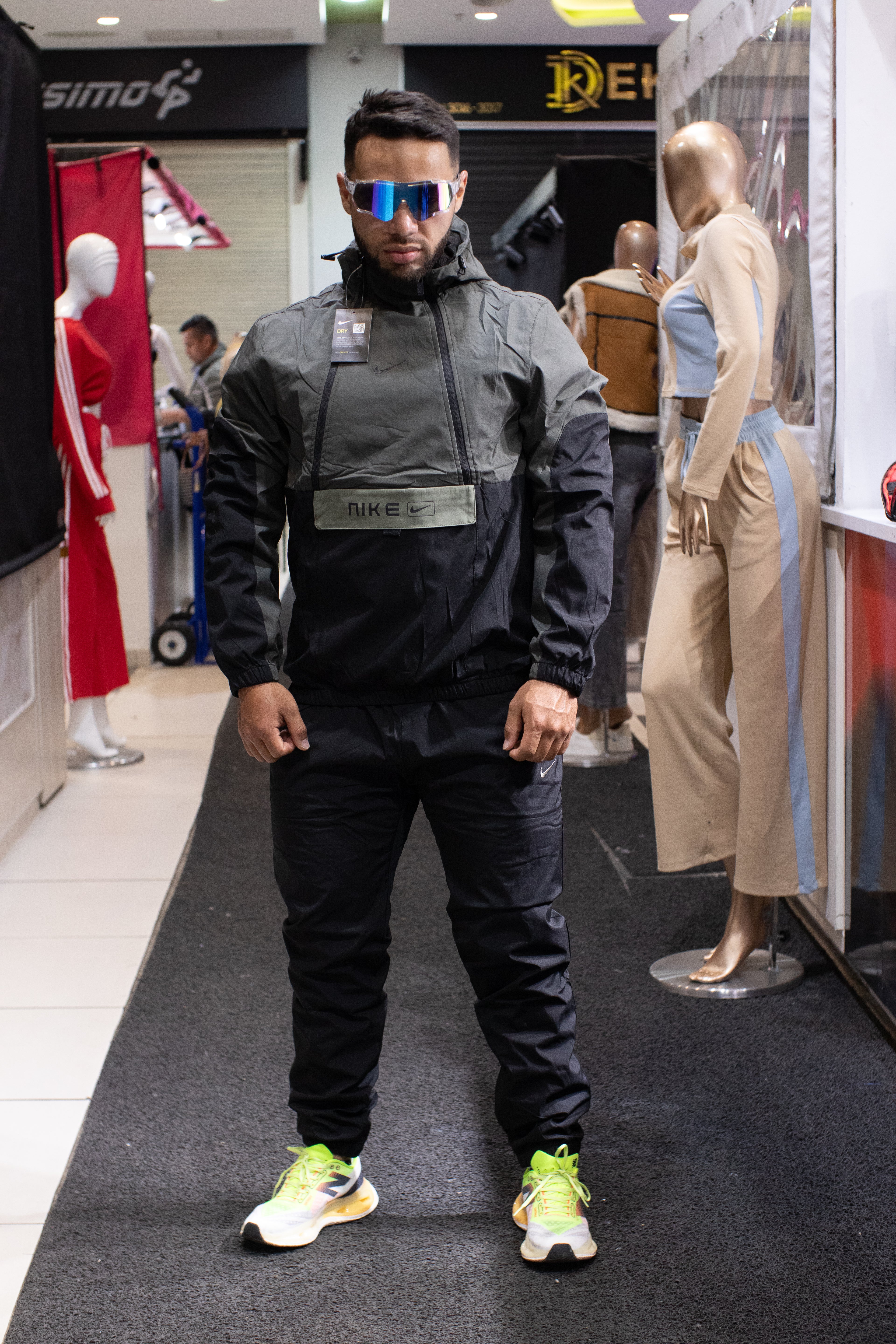 Sudadera Importada Dryfit Verde Militar