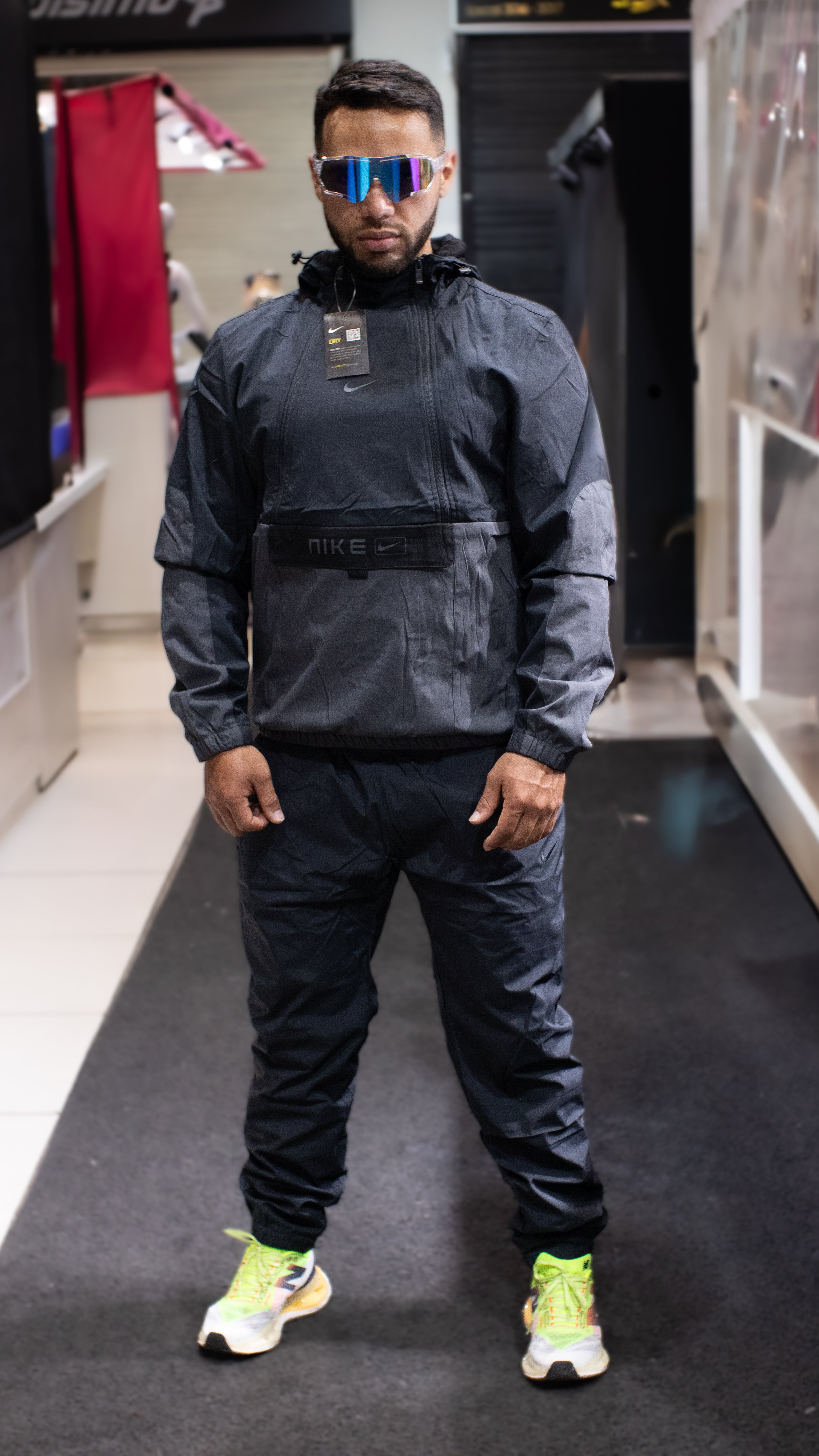 Sudadera Importada Dryfit Gris